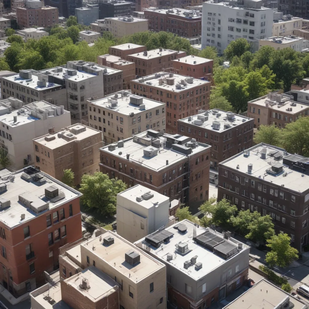 Mitigating the Urban Heat Island Effect with Efficient AC Systems